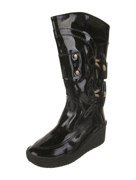 Burberry Patent Leather Rain Boots 